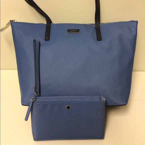 NWT Kate Spade Nylon Tote w/Wristlet - Picture 3 of 7
